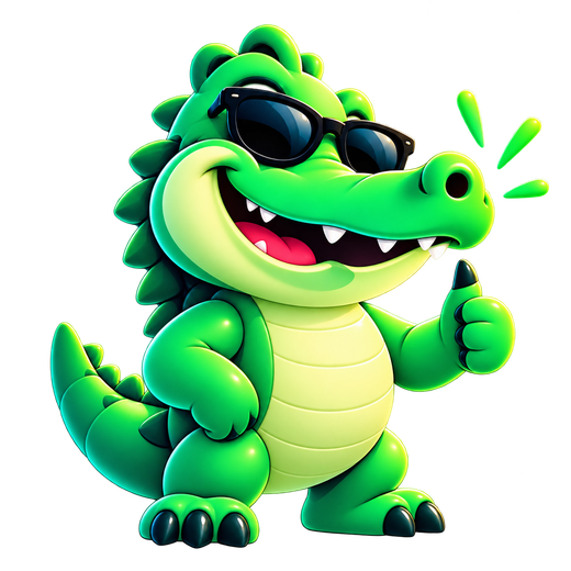 Clipodilla mascot giving a thumbs up